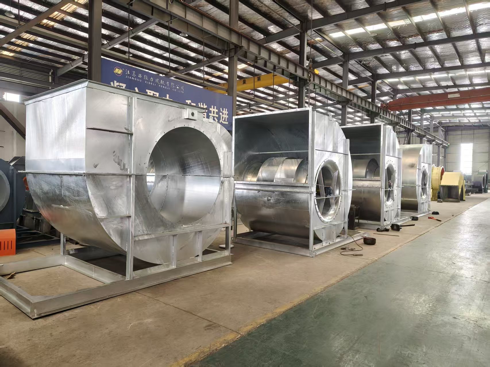 西德力镀锌双进风风机-----源头厂家，